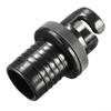 Air Foot Pump Valve Hose Adapter Black Color Connector