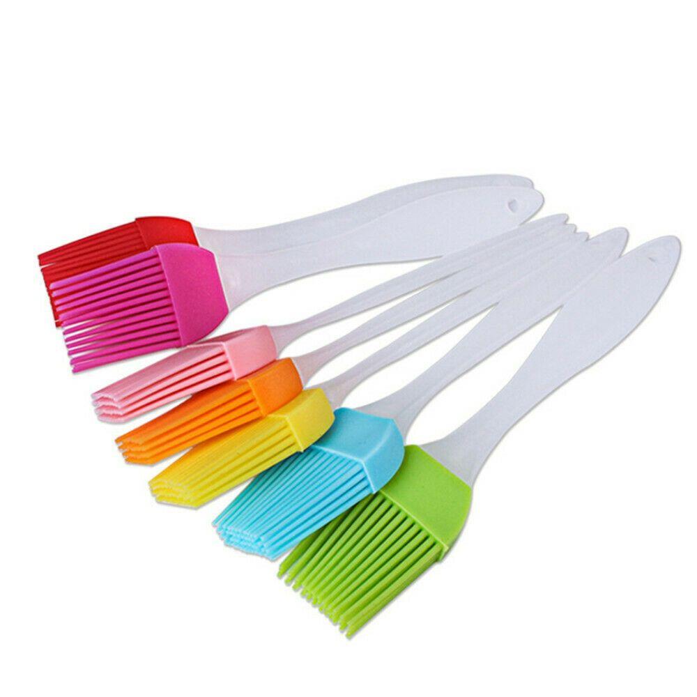 DIY Multicolor Silicone Pastry Basting Food Kitchen Supplies BBQ Brush BBQ Tools Oil Brush