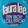 7-дюймовая пластинка LAURA LEE My Boy Lollypop 5250 Moonglow Бельгия Поп Б/у