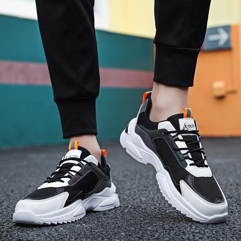 Ins All-Match Dad Shoes Мужская новая летняя повседневная обувь Уличная модная удобная вулканизированная обувь Нескользящая мужская обувь для активного отдыха