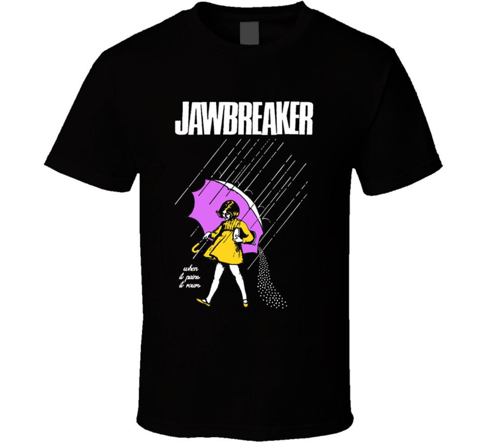 Jawbreaker Morton Salt Girl When It Pains It Roars T Shirt Mens Womens Tees Top