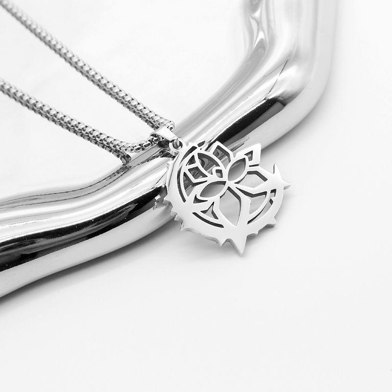 Game Honkai Impact 3 Necklace Elysia Cosplay Unisex Pendant Long Chain Choker Jewelry Accessories Necklaces Gift