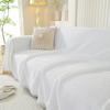 Polyester Cotton Sofa Towel Blanket Solid Color Non-slip Sofa Towel Living Room Furniture Tapestry Inclusive Cover Cloth Towel