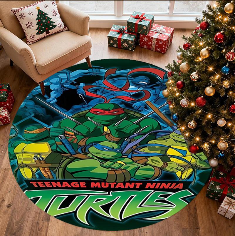 Gamer Pattern Round Rug, Indoor/Outdoor Mat, for Picnic, Gameroom, Bedroom, Office, Living Room, Home Decor Carpet, Birthday Gift