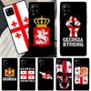 Georgia Flag Cover For Samsung Galaxy A54 A34 A14 A13 A52S A12 A22 A32 A52 A72 A71 A51 A33 A53 Case