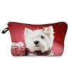 Women Dog Print Cosmetic Bag Toiletries Organize Travel Storage Case 6774