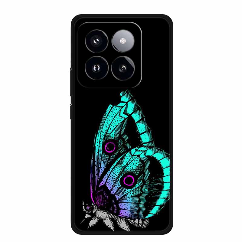 Для Xiaomi 14T PRO Чехол Роскошный Мягкий Силикон ТПУ Чехлы для Телефона Задняя Крышка Для Xiaomi14T Бампер Защитный Ударопрочный Любовь fundas