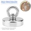 4 Sizes Super Strong Magnet Fishing Powerful Magnetic Search Magnet Aimant Puissant Neodymium Magnets Salvage Fishing Hook Magnets