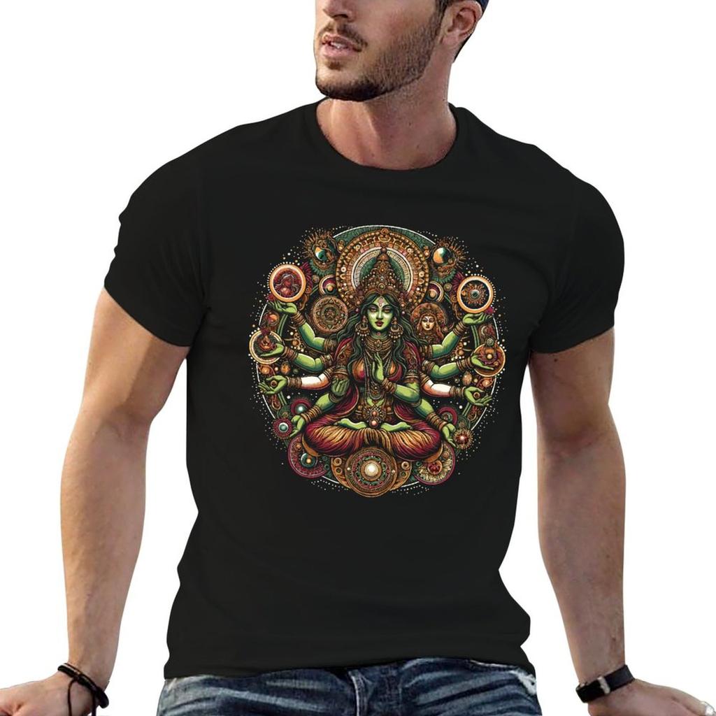 Goddess Kali Durga Tshirt Large Size Breathable Tee