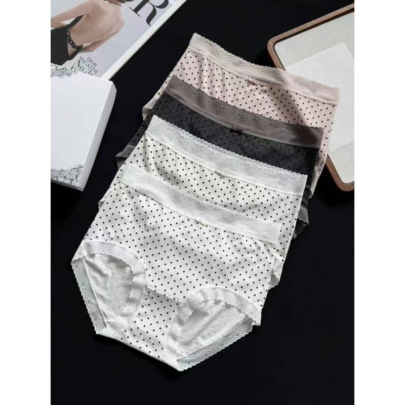 Трусы женские LP Modal в горошек в стиле ретро