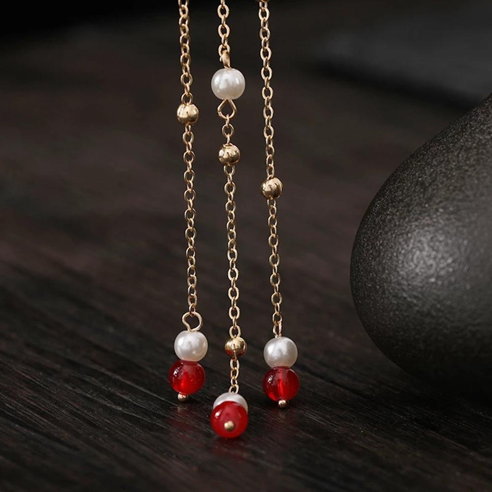 Hanfu Chinese Bride Accessories Earrings Set Women Hair Stick Hair Accessory Set Hairpin Hair Comb