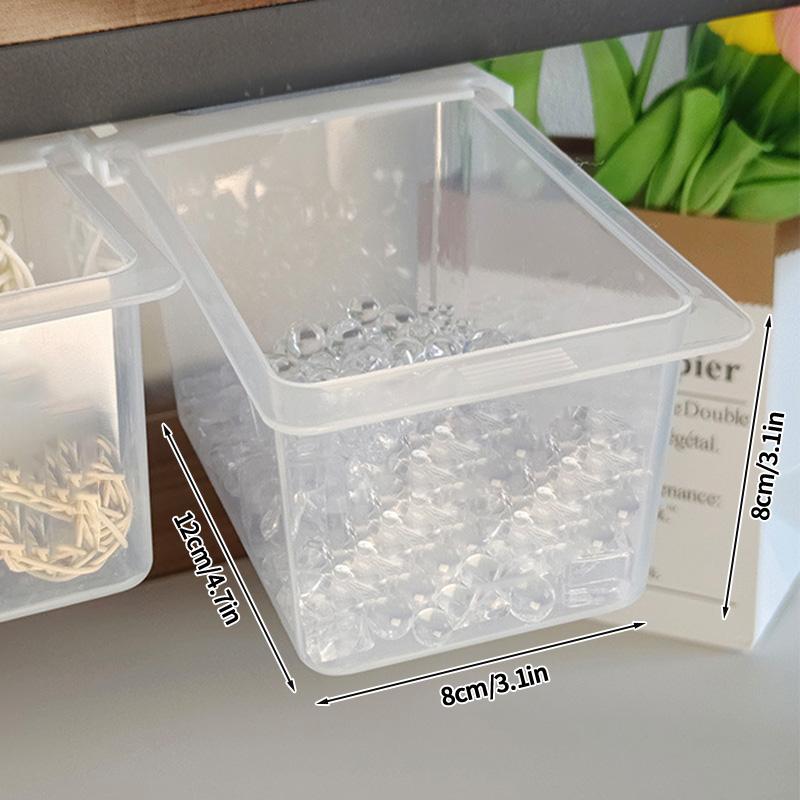 SelfAdhesive Drawer Storage Box Kitchen Bathroom Accessories Sundries Organizer Desktop Storage Clear Desk Hidden Under Organize