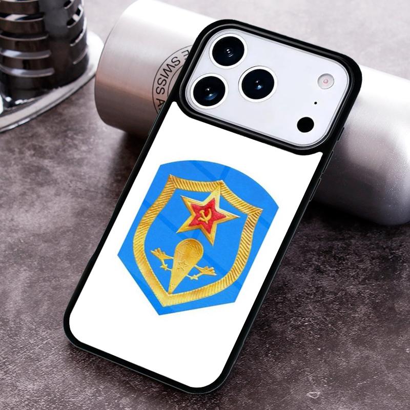 Russia Airborne Phone Case for iPhone 17 16 15 Pro Max Air 14 13 12 11 Plus Shockproof Capa Cover