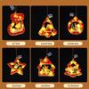 Christmas Light String Window Lamp Hanging Ornament Santa Claus Decoration Lights Star Snowman Indoor Lights Tree Decor