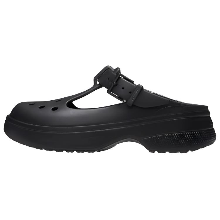 Crocs Кроксы Mary Jane Черные Унисекс Кроссовки 210581-001