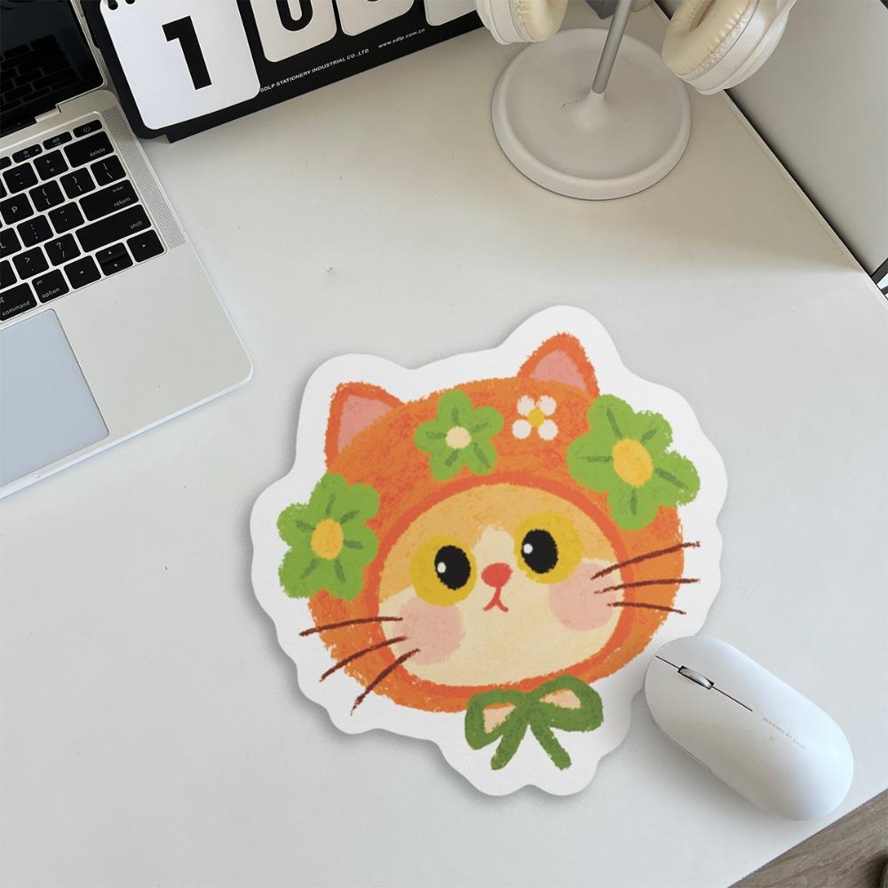 Thickened Cartoon Mouse Mat Anti-slip Girls Mousepad Creative Cute Mouse Pad Universal