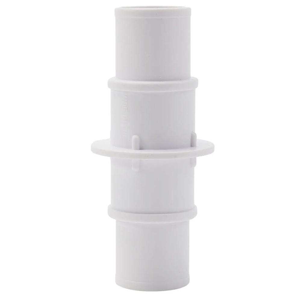 White Pool Hose Connector 38mm Threaded Pipe Fitting Pool Cleaning Accessory Pool Hose Cuff