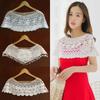 Hollow Out Lace Shawl Poncho Elegant Lace Neckline Shirt Cover Lace Cover Up Tops  Daily