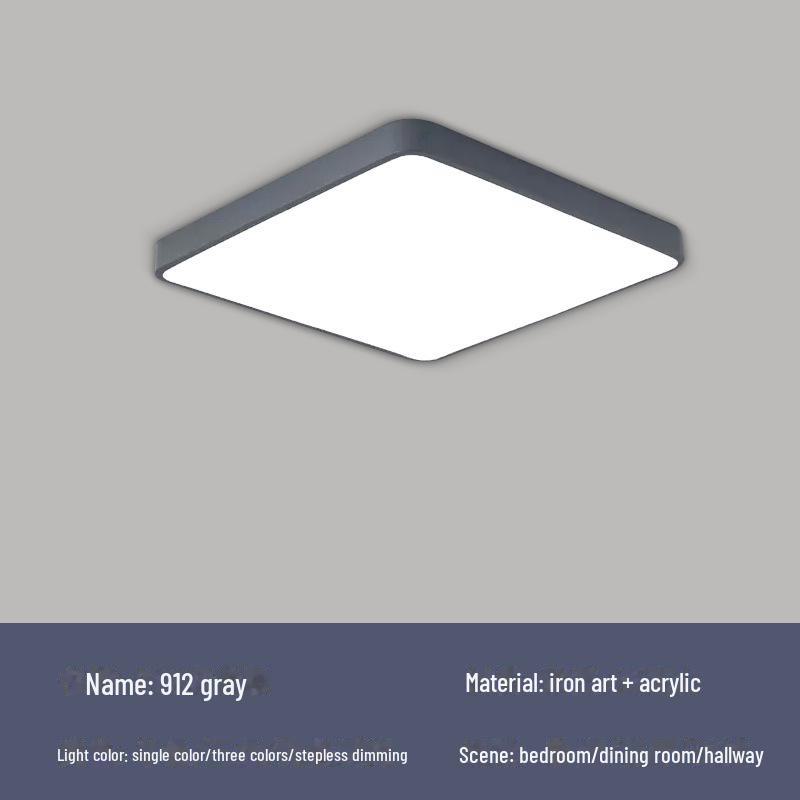Тщательно подобранные квадратные светодиодные потолочные светильники: Современный скандинавский дизайн для спальни, гостиной или коридора.