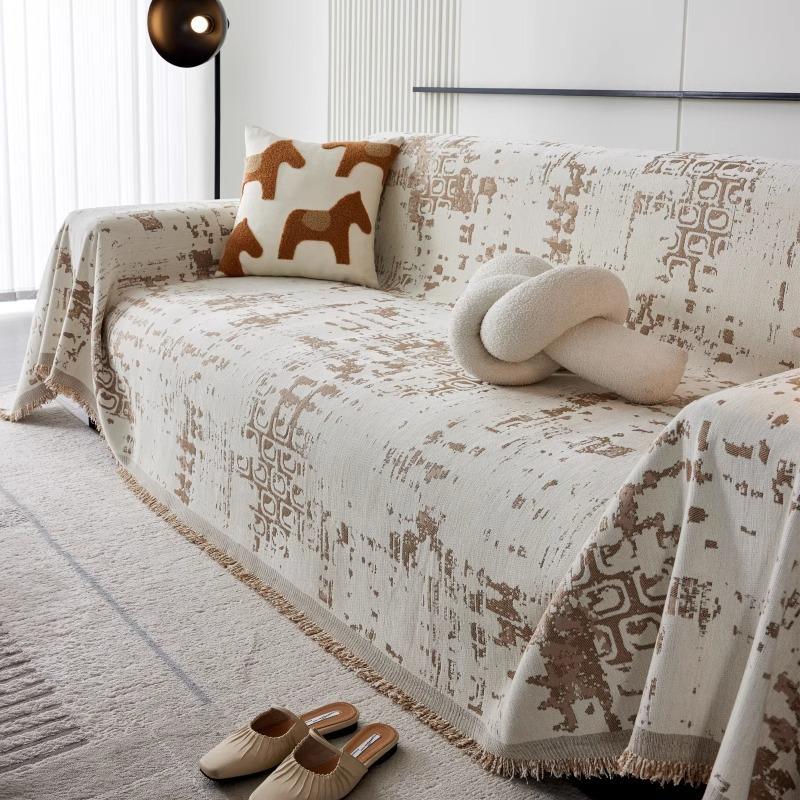 Полотенце для дивана из синели, универсальный универсальный чехол для дивана Four Seasons, пылезащитный чехол, цельный чехол для дивана, тканевая подушка