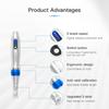 KinseiBeauty A6 Микроигольная ручка 6 Цифровая скорость Беспроводная микроигла Derma Pen Микроигольная терапия Уход за кожей лица