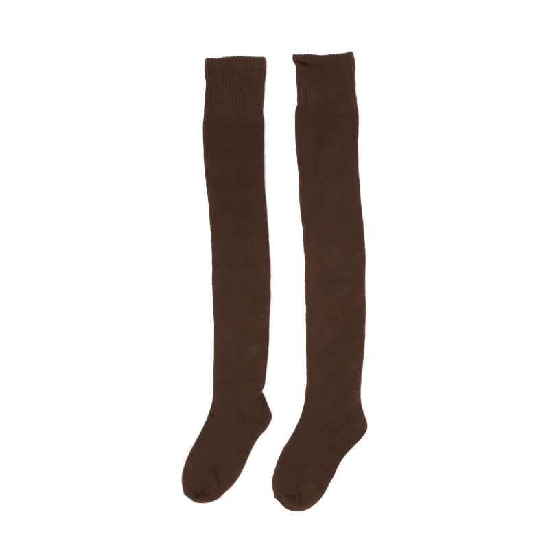 Женские осенние гольфы выше колена, зимние модные толстые очень длинные чулки, гетры