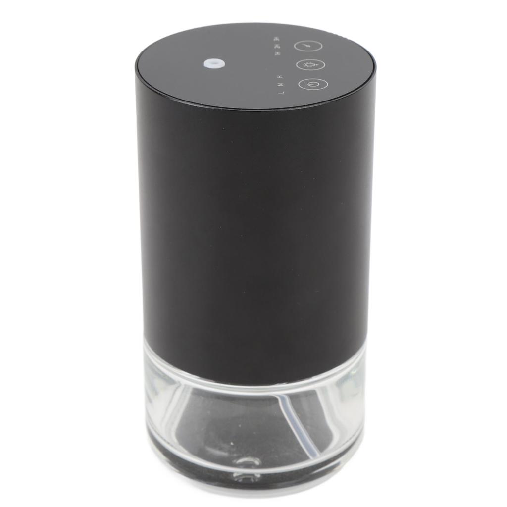 Essential Oil Diffuser with Night Light Black 100ml Timing Touch Control Waterless Cordless