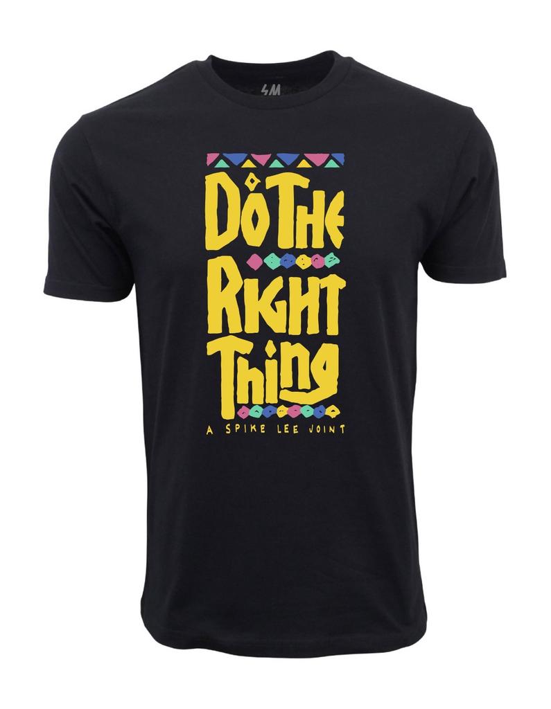 1989 DO THE RIGHT THING PROMO BLACK T-SHIRT