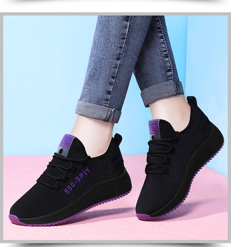 Factory Direct Sales Trend Casual Shoes Sports Women's Shoes 2025 Female Student Korean Version Running Shoes Student Shoes