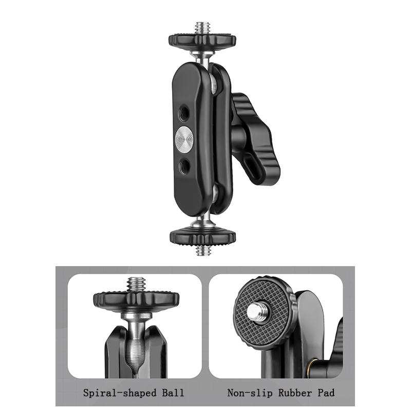 Алюминиевый сплав Magic Arm Универсальная регулировка 1/4 Интерфейс Заполняющий свет Кронштейн Live Photo Strange Hand Аксессуары для фотосъемки