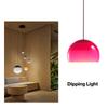 Nordic Gradient Colorful Pendant Light Glass Ball LED Hanging Lamp Dining Bedroom Restaurant Creative Balloon Suspension Fixture
