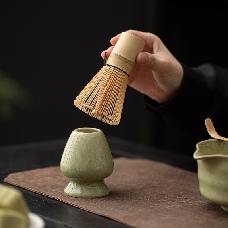 Large Ceramic Tea Whisk Vertical Kiln Transformation Retro Japanese Tea Whisk Base Matcha Tools Tea Accessories