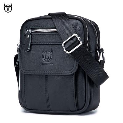 Мужская сумка-мессенджер из натуральной кожи, винтажная сумка из коровьей кожи, мужская повседневная многофункциональная маленькая сумка через плечо, модная