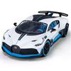 1/18 Scale Bugatti Divo Supercar Diecast Car Model Toy, Pull Back Toy Vehicle with Sound and Light for Kids Toddler Boys Girls Gift Collection