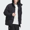 Adidas 650 Fill Solid Color Sports Casual Hooded Down Jacket Men Jacket Black Gray IU2682