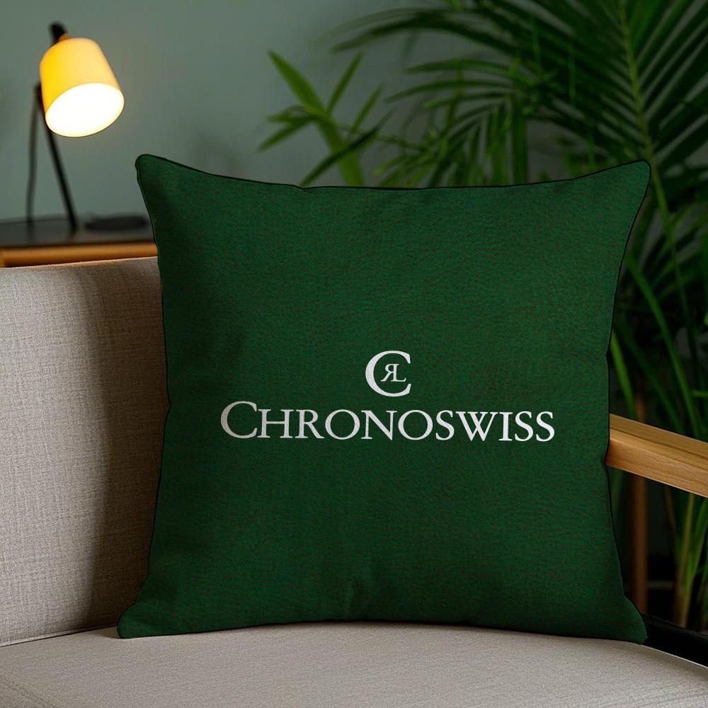 Роскошная наволочка C-Chronoswiss Cushion Cover из мягкого короткого плюша с двусторонней печатью для декора дома, стираемая в машине, подарок