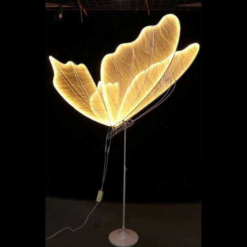 Luminous Butterfly Wing Pendant Light