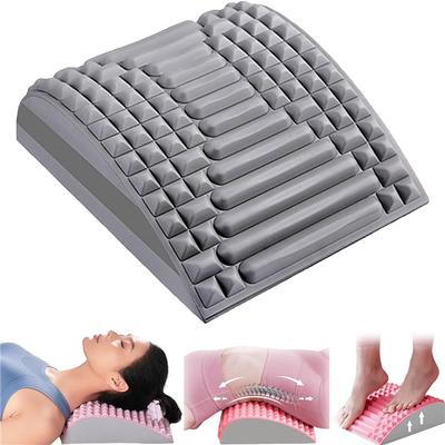 Подушка для спины, поясничная поддержка, массажер для шеи, талии, спины, ишиаса, грыжи межпозвоночного диска, облегчение боли, массаж, релаксация