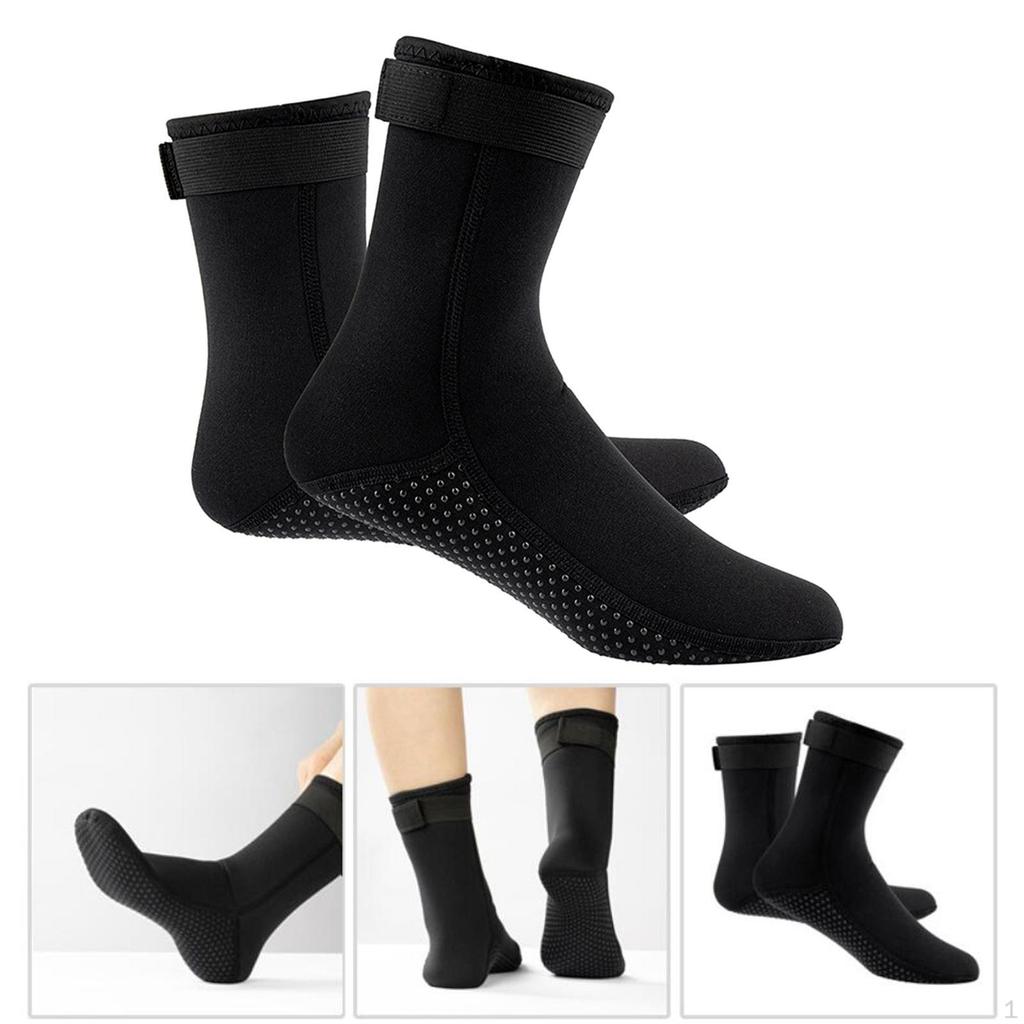 3mm Mens and Womens Diving Socks Keep Warm, Perfect for Surfing, Kayaking, Any Water Sports, Anti
