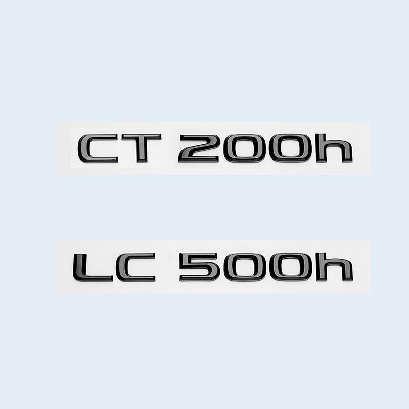 Глянцевый черный 3D ABS буквы номер CT200h LC500 LC500h ГИБРИДНАЯ эмблема для Lexus багажник автомобиля логотип наклейка значок аксессуары