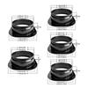 Plastic Vent Pipe Adapter Flange Connector Wall-mounted Ducting Tool Exhaust Pipe Joint Easy Installation