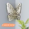 Деревянный подсвечник-бабочка, настенные полки, деревянная полка, стеллаж для хранения, украшение для дома, настенный декор для гостиной, полки для растений