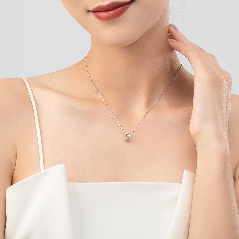 Tancision S925 стерлингового серебра Роскошное индивидуальное ожерелье с подвеской женское классическое ожерелье Tide ожерелье подарок на вечеринку