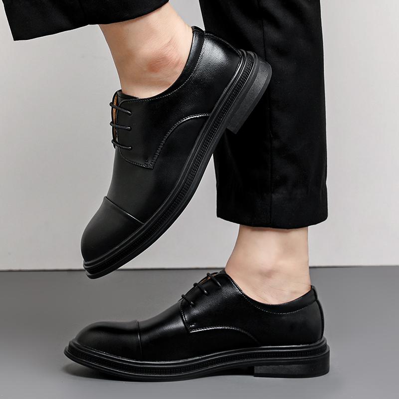 Туфли мужские деловые туфли на шнуровке черные мягкие кожаные мужские формальные туфли повседневные деловые мужские оксфорды костюм свадебные вечерние туфли