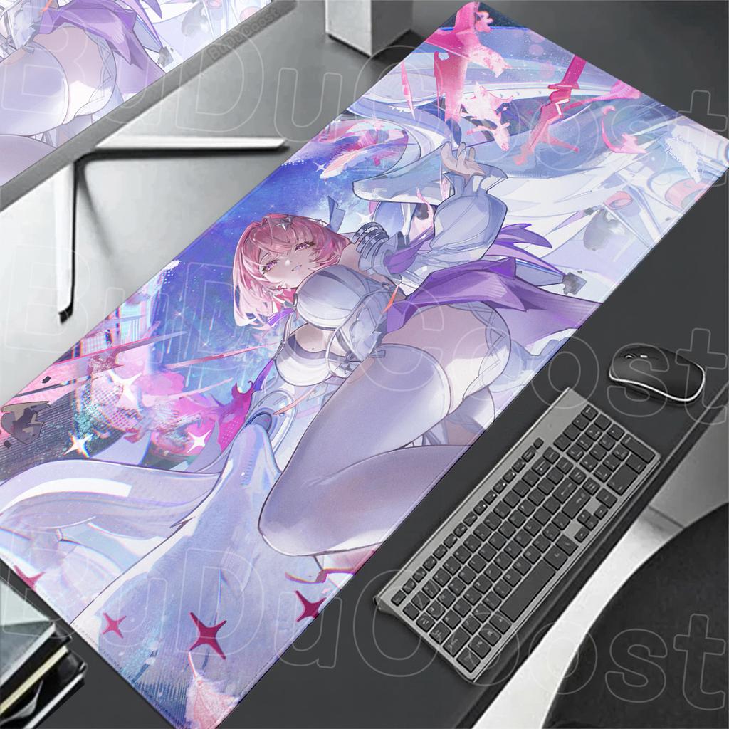 Игровой коврик для мыши Zenless Zone Zero Клавиатура Mausepad с заблокированным краем ZZZ Remielle Dan Аниме Настольный коврик Компьютерные офисные аксессуары