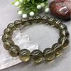 Women Men's Natural Gemstone Stone Citrine Cuff Charm Bangle Bracelet