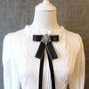 Простой Узкий Галстук-бабочка со стразами для рубашки Женский Мужской Аксессуар для формальной одежды