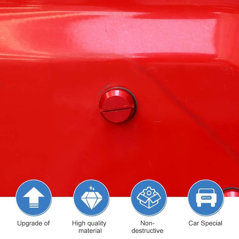 Car Spare Tire Bracket Hole Decorative Screws For Jeep Wrangler JK For Jeep JL For Ford Bronco Exterior Accessories