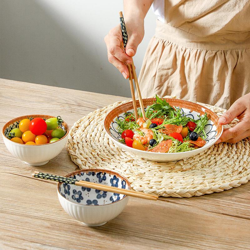 Керамические миски в японском стиле, тарелки, коробки из воловьей кожи, наборы посуды, подарки для мероприятий, деловые ответные подарки