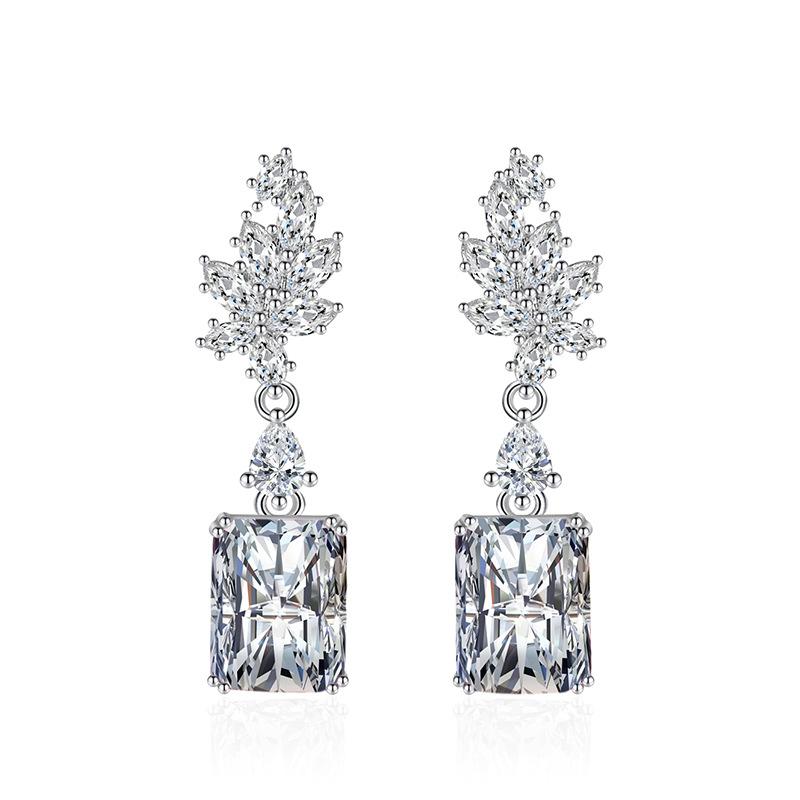 Sace Gems Classic Copper Alloy Zircon Earrings Ladies Jewelry Wedding Promise Party Gift